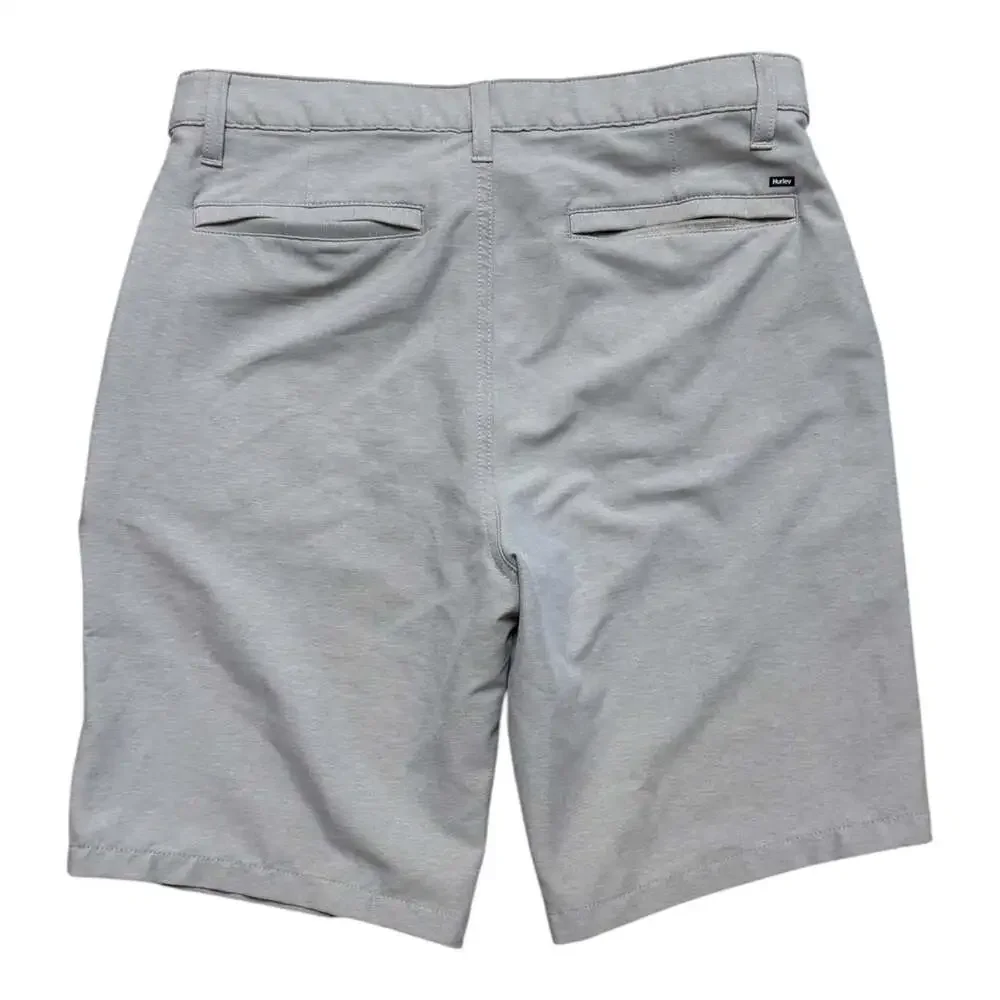 Hurley Hybrid Spacedye Walk Shorts Men’s Size 32 Gray Stretch 9” Inseam
